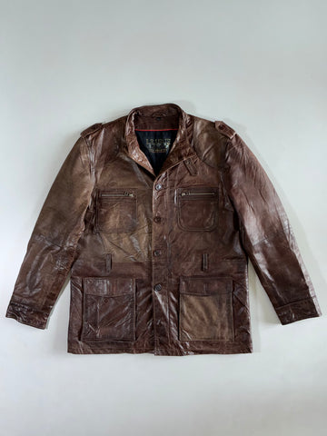 League XIV Trophy Leather Field Jacket (Xl)