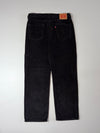 Levi’s 565 Black Corduroy Loose Straight Pants – (W:34) (L:44)