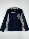 Breitling x Audi Red Bull Embroidered Motorsport Fleece Jacket – Navy/Grey(M)