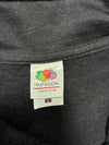Fruit of the Loom Classic Sweat Full-Zip Mock Neck Sweatshirt Jacket – Black (XL)