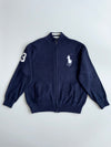 Polo Ralph Lauren Big Pony Zip Sweater – Navy Custom Fit (XL)