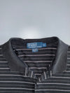Polo Ralph Lauren Vintage Black Pinstripe Polo T-Shirt (2XL)