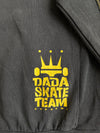 Y2K Dada Skate Team Supreme Crown Logo Hoodie with Buffalo Plaid Hood(XL)