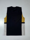 Jordan Colorblock Mesh Basketball Jersey Black/Gold/White, Size  (L)