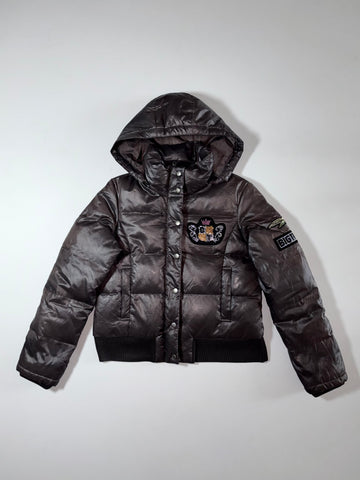Big Train Rhinestone Crest Puffer Jacket  Women’s (S)