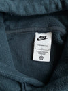 Nike Therma-FIT Fleece Hoodie with Nylon Kangaroo Pocket – Navy x Black (XL)