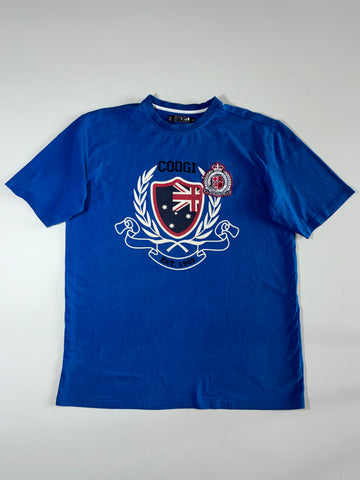 Coogi Crest Graphic T-Shirt  Royal Blue (3XL)