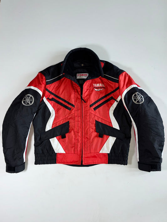 Yamaha Genuine Parts Red & Black (Detechable Arms) Motorsport Racing Jacket Padded (2XL)