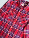 Levi's Plaid Flannel Button-Up Shirt – Red/Purple (S)