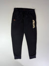 Evisu Heritage Gold Embroidered Logo Joggers – Black (W:35) (L:41)