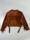 Vintage Studded Suede Fringe Moto Jacket Women’s (S)