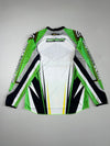 Shot Race Gear Flexor Motocross MX Jersey — Neon Green / Black / White (XL)