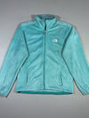 The North Face Teal Sherpa Fleece Full-Zip Jacket (XL)