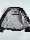 Onza Italia | Mesh Moto Jacket | Black & Neon Yellow (Paded) (XS)