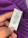 Chaps Crewneck Sweater  Purple Knit (M/L)