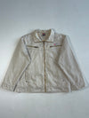 Vintage Diesel Cream Zip-Up Cotton Work Jacket (2XL)