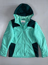 Columbia | Insulated Colour-Block Hooded Jacket | Mint & Teal Women’s M (S/M)