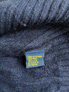 Polo Ralph Lauren Navy Cable Knit Quarter Zip Sweater (S/M)