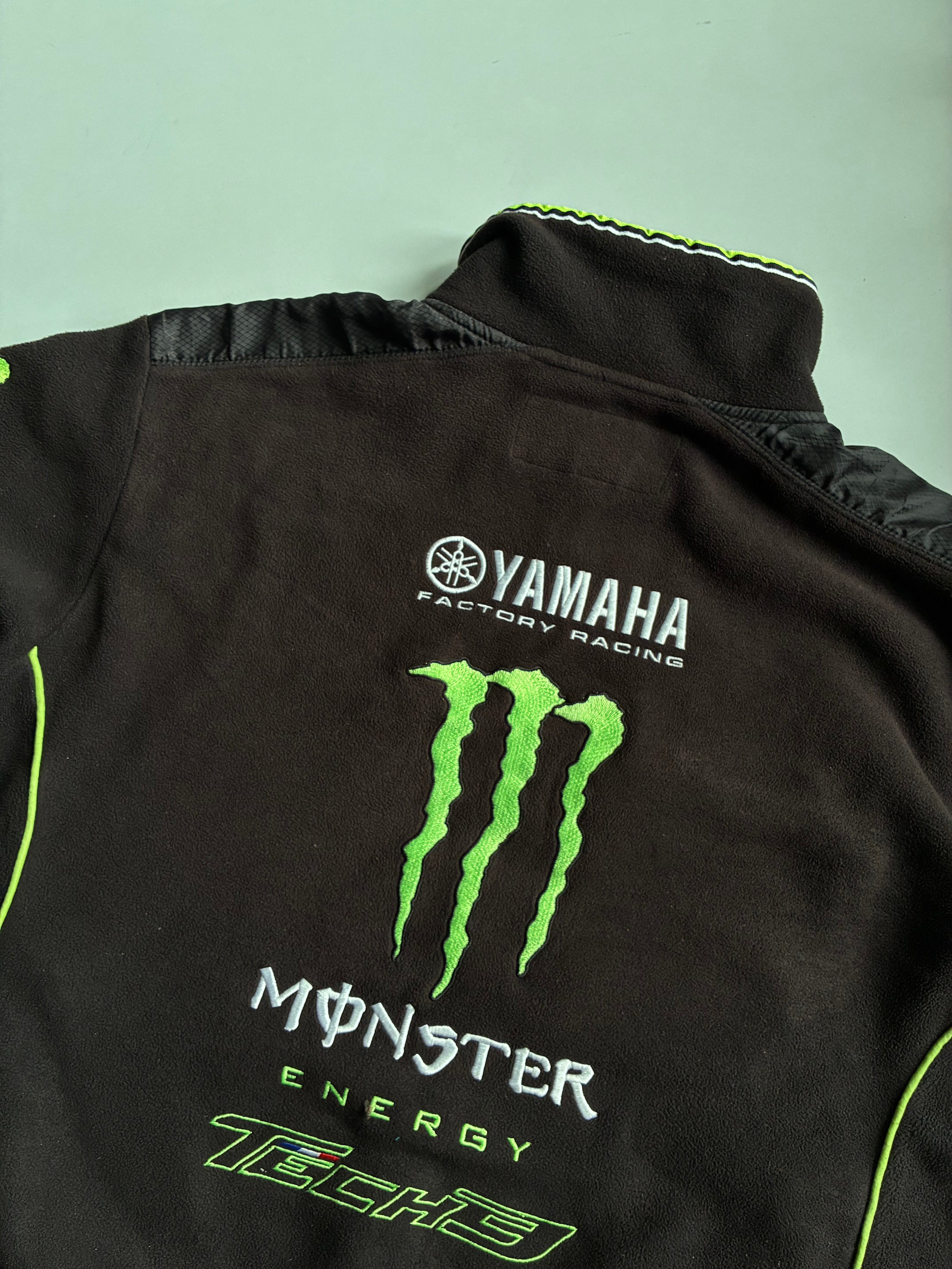 激レアL！YAMAHA×Monster EnergyナイロンジャケットTECH3 Monster Energy Tech3 Yamaha Factory Racing Fleece Jacket – Black