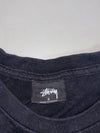 Stussy Jah Irie Feeling Dot Logo Black Long Sleeve Tee (S)