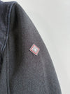 Spyder Black Knit Fleece Jacket with Sherpa-Lined Hood (L)
