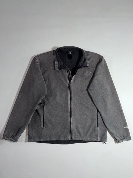 The North Face Windwall Fleece Full-Zip Jacket – Charcoal Grey (2XL)