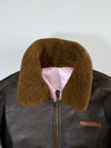 Avirex Ltd G-1 Flight Premium (Detechable Collar) Leather Jacket (2XL)