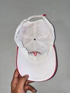 Tesla Motors Red T Logo Embroidered White Cap – Official Merch (Adjustable)