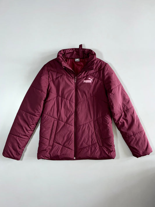 Puma Maroon Puffer Jacket (XS)
