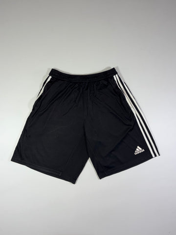 Adidas Black 3-Stripe Football Shorts (W:26)  (L:19)