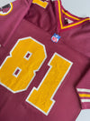 Vintage Redskins #81 NFL Jersey – Maroon/Gold (SportsFan tag) (xL)