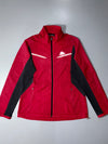 Kappa Colorblock Zip-Up Track Jacket – Red/Black, (S/M)