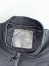 Minimal Black Bomber Jacket (S)