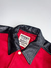 Vintage 1976 Person’s 1976 Collection Red Wool Black Leather m(S)