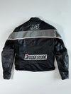 Roleff #34 Racewear Sponsor Patch Leather Jacket – AGV Racing Padded (M/L)