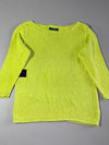 Lauren Ralph Lauren Boat Neck Knit Top – Lime Green Women’s (L)
