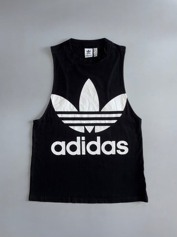 Adidas Originals | Trefoil Logo Muscle Tank | Black/White (XS)
