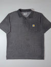 Carhartt Grey Pocket Polo – Loose Fit, (XL)