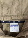 Champion Big Script Logo Pullover Hoodie – Olive Green, (L)