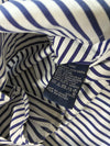 Ralph Lauren Sport Striped Button-Up Shirt Navy White Slim Fit Women’s (S)