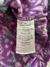 Columbia Fleece Full Zip Jacket — Purple Floral Print  Women’s  (XS)