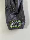 Adidas Black Triangle Print Hooded Windbreaker Jacket (S)