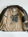 Guess Washed Cotton Multi-Pocket Full-Zip Field Jacket with Graphic Lining (M/L)
