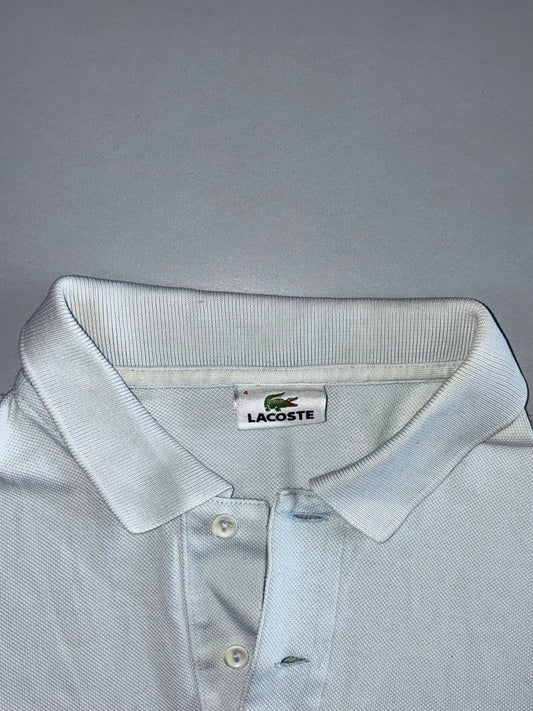 Lacoste Classic Crocodile Pique Polo T-Shirt Sky Blue (L)