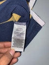 Polo Ralph Lauren Navy & Gold Striped Rugby Shirt Classic Fit (XL)