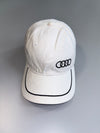 Audi Quattro GmbH | Racing Baseball Cap | White | Adjustable FIt
