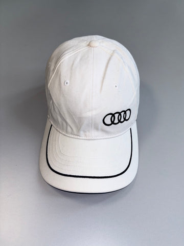 Audi Quattro GmbH | Racing Baseball Cap | White | Adjustable FIt