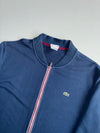 Lacoste Navy Zip-Up Bomber Sweatshirt | Size (XL)