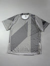 Adidas FreeLift Climalite Tee – Grey Graphic Stripe (L)