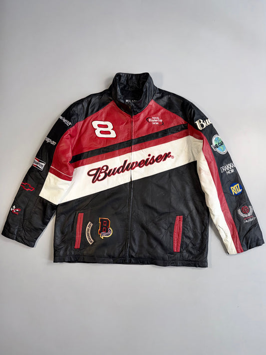 !     Chase Authentics × Wilsons Leather Original Leather Racing Jacket Driver: #8 Dale Earnhardt Jr (2XL)